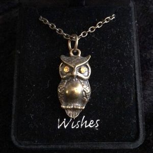 4/30$ Steam punk Owl necklace